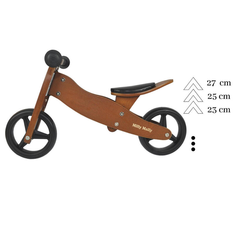 Milly Mally Pojazd Jake 2w1 Dark Natural