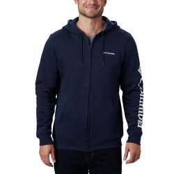 Polaire de randonnée pour hommes Logo fleece fz - collegiate navy