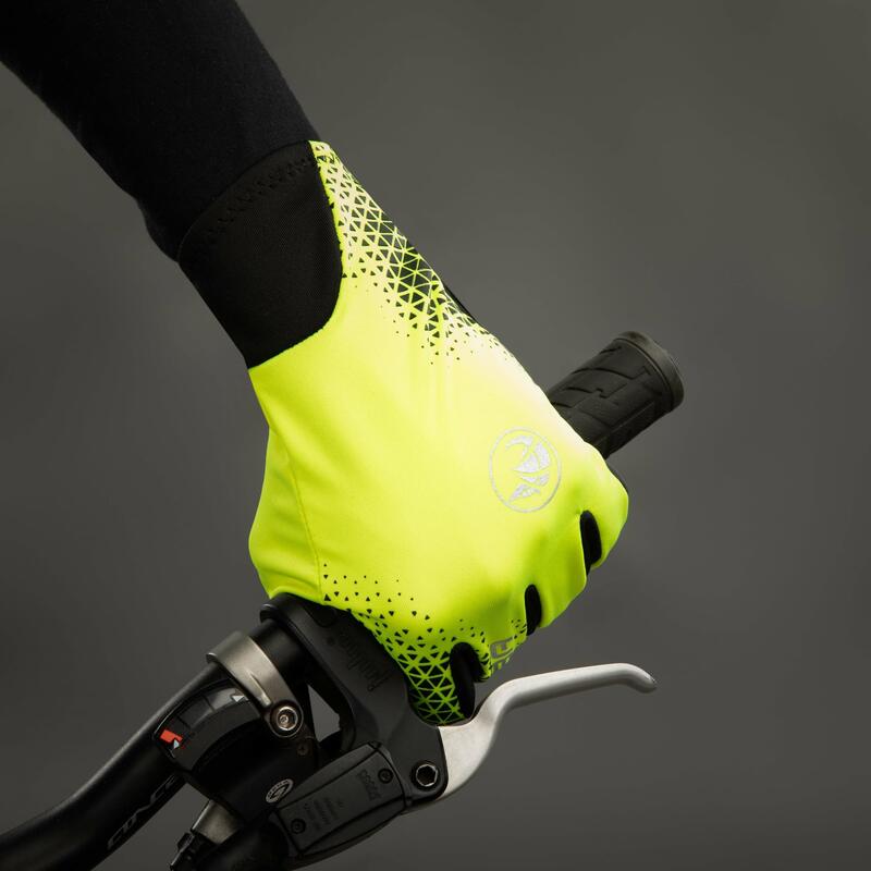Lekkie zimowe rękawiczki rowerowe BIOXCELL LIGHT WINTER z elastycznego sof