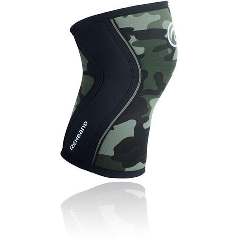 RX Kniebandage - 7 mm - Schwarz/Camouflage