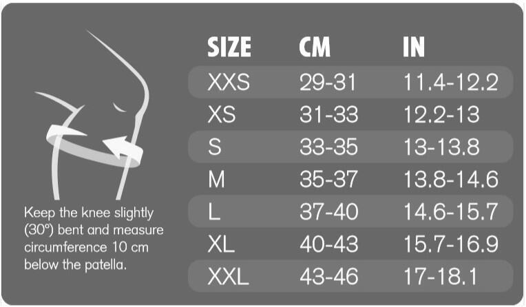 RX Rodillera Power Max - 7 mm - Negro