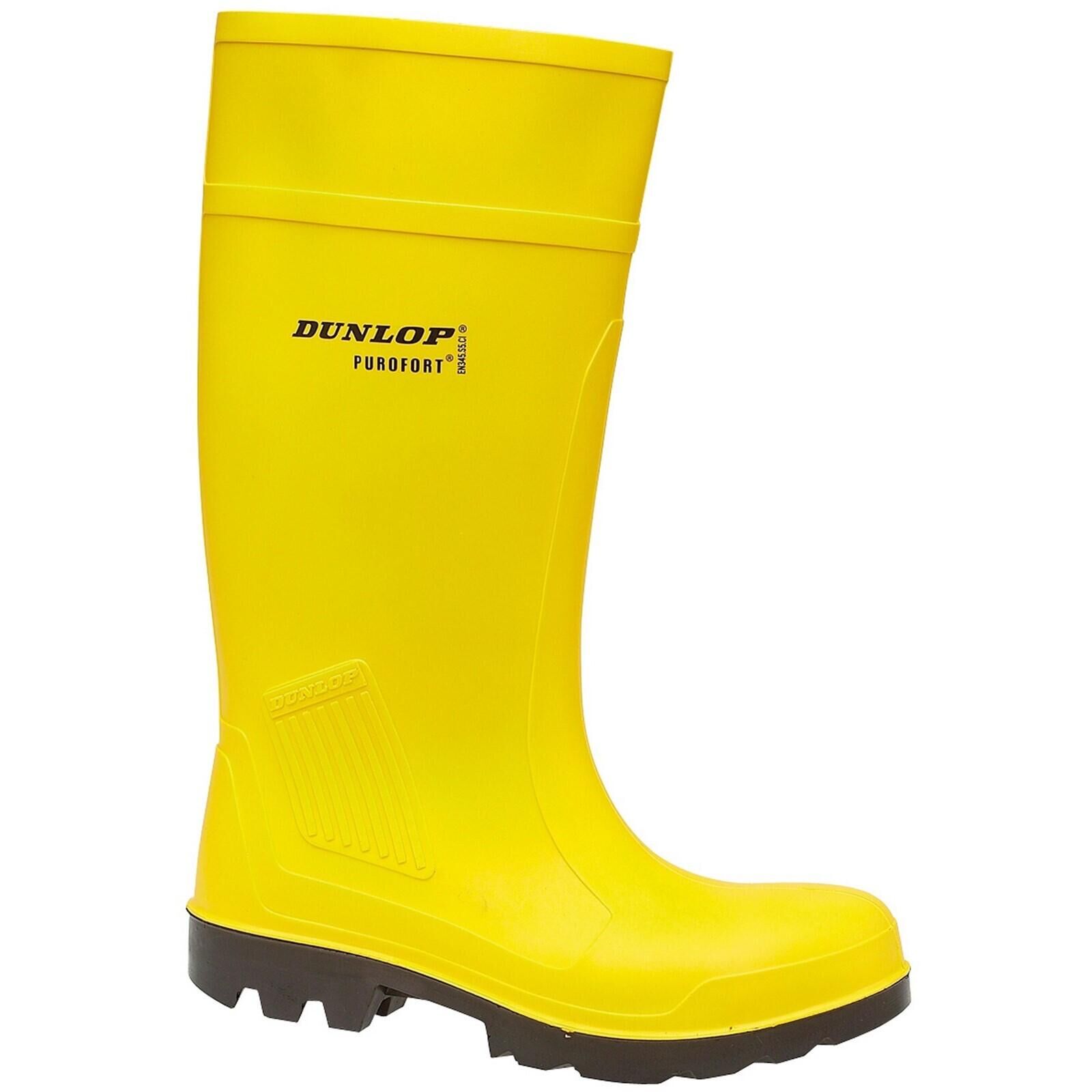 DUNLOP Purofort Professional Safety Wellingtons YELLOW