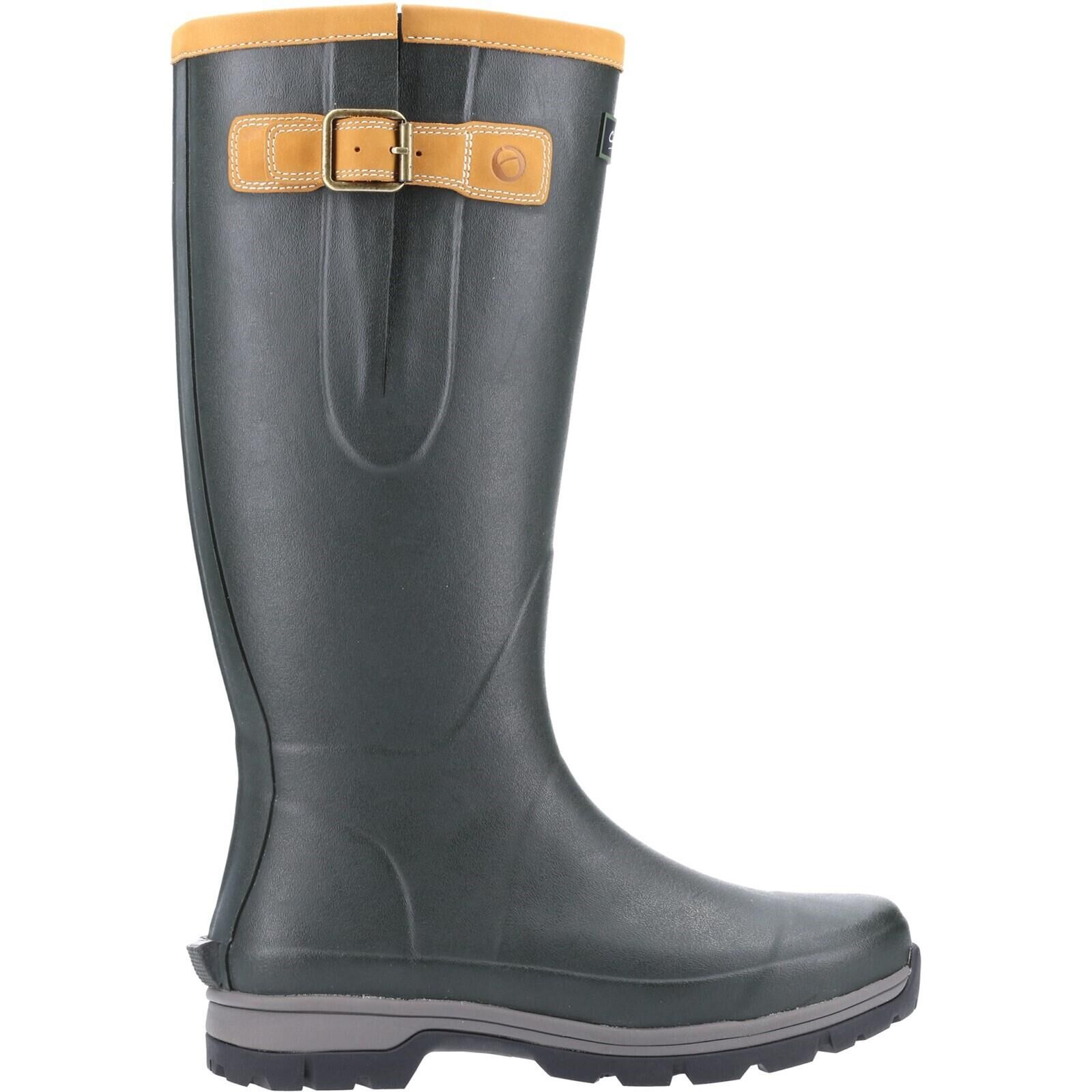 COTSWOLD Stratus Plain Rubber Wellingtons GREEN