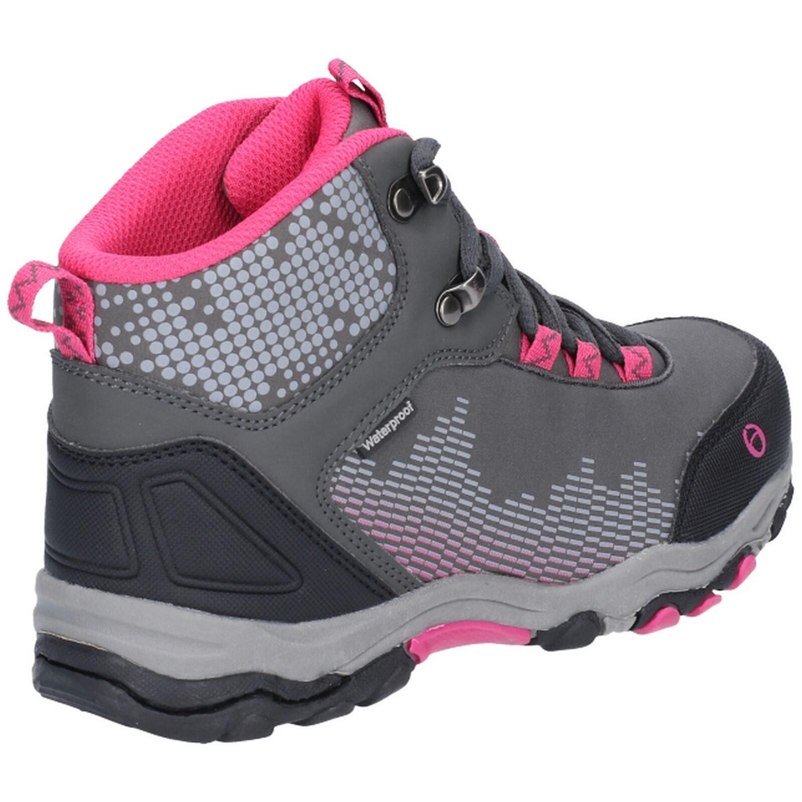 Ducklington Lace Childrens Hiking Boots GREY 3/4
