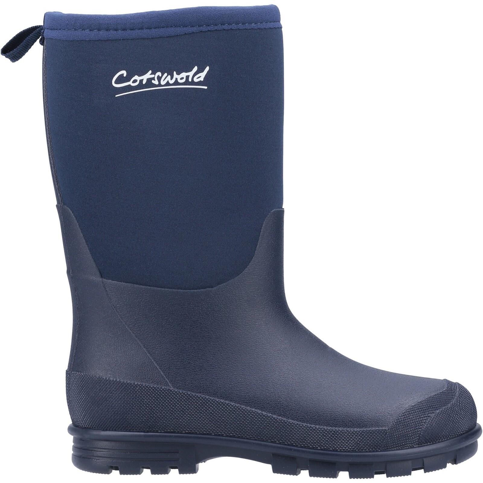 COTSWOLD Hilly Neoprene Childrens Wellingtons Navy blue