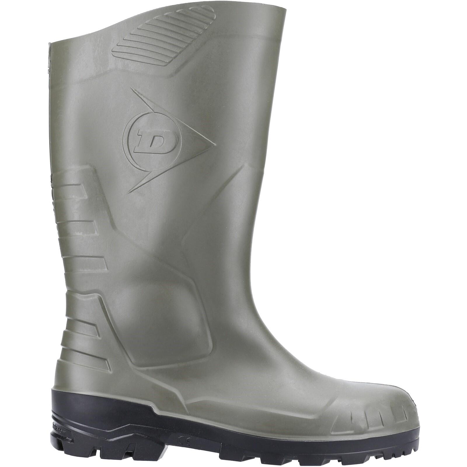 DUNLOP Devon Safety Wellingtons DARK GREEN