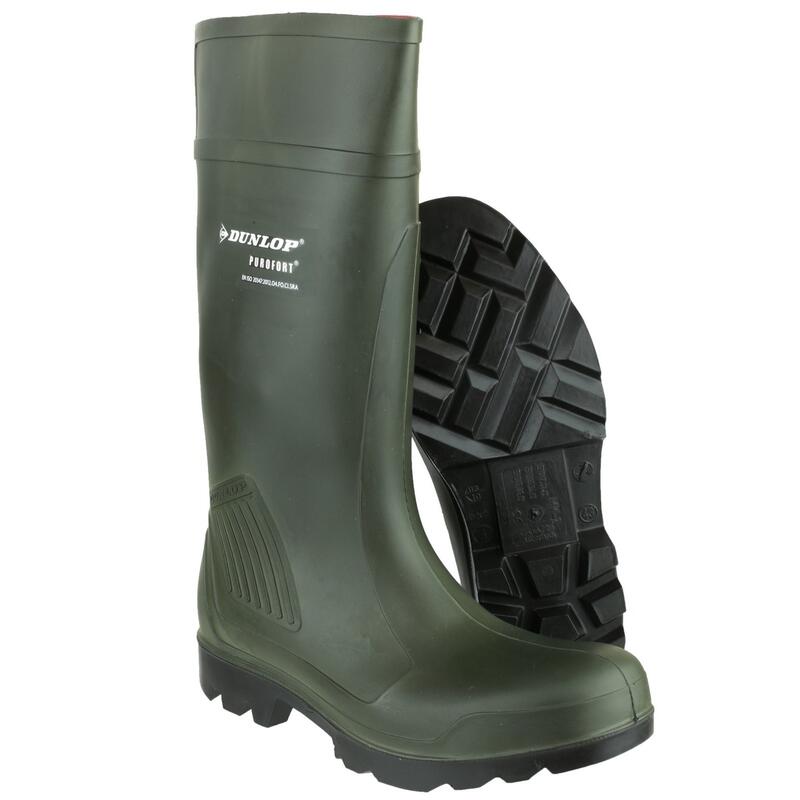 Botas de agua Impermeables Dunlop Purofort Professional Verde