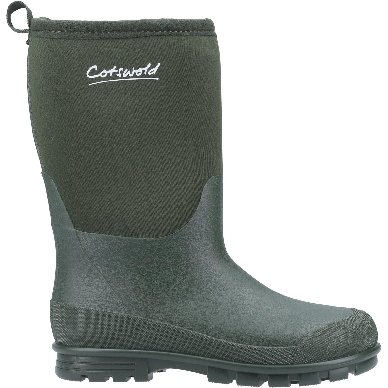 COTSWOLD Hilly Neoprene Childrens Wellingtons GREEN