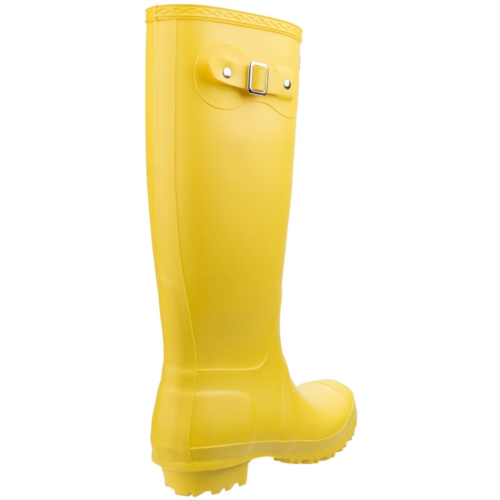 Sandringham Plain PVC Wellingtons YELLOW 3/4