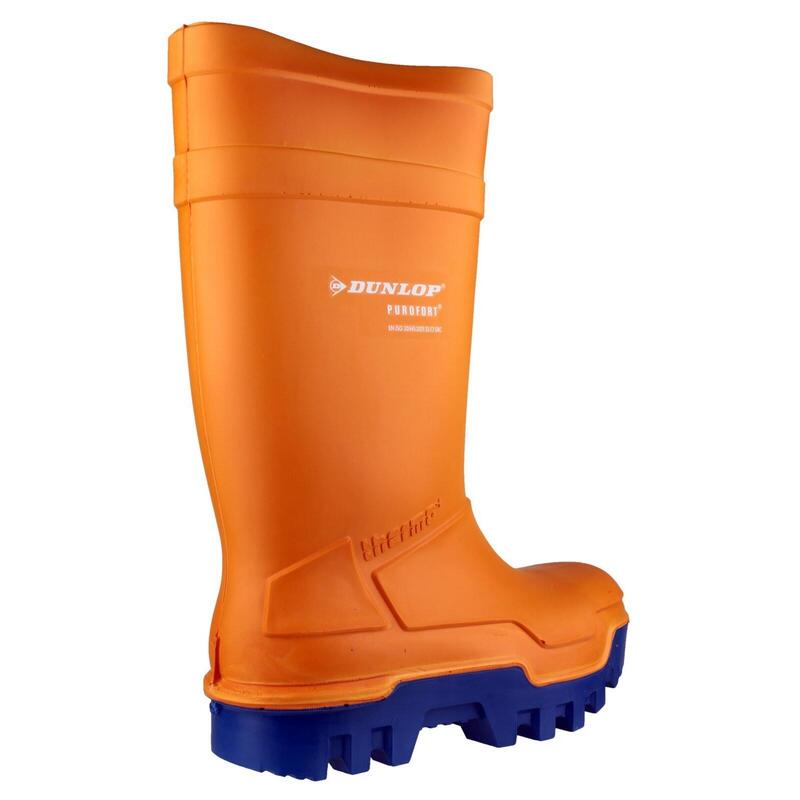 Botas de agua Impermeables Dunlop Purofort Thermo + Full Safety Naranja