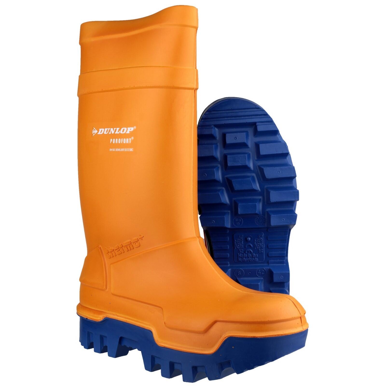 Botas de agua Impermeables Dunlop Purofort Thermo + Full Safety Naranja 4/7