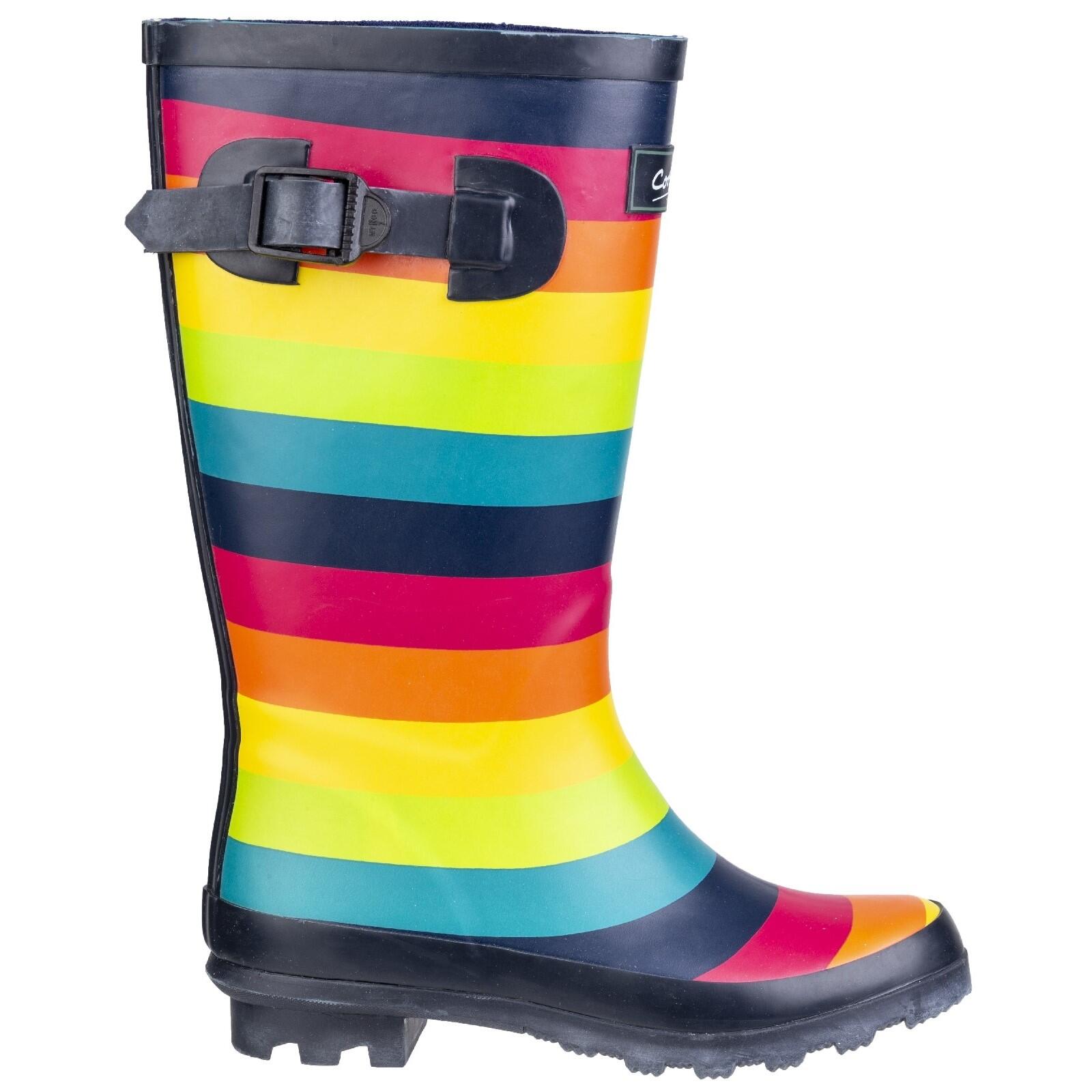 Rainbow Childrens Wellingtons MULTI-COLOUR 1/4