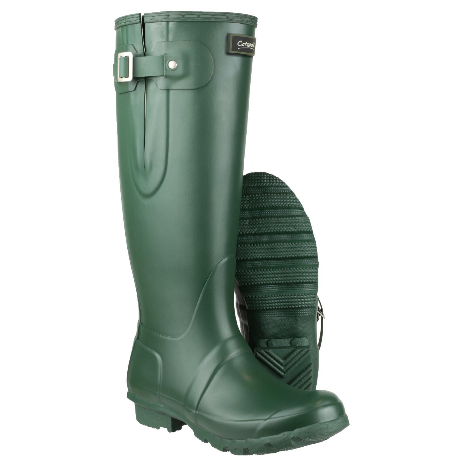 Windsor Welly Plain Rubber Wellingtons GREEN 4/5