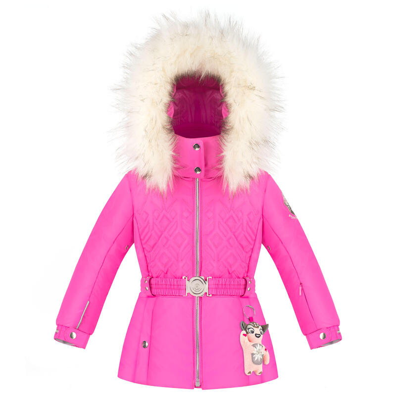 Veste De Ski/snow Poivre Blanc Ski Jacket 1003 Rubis Pink Fille