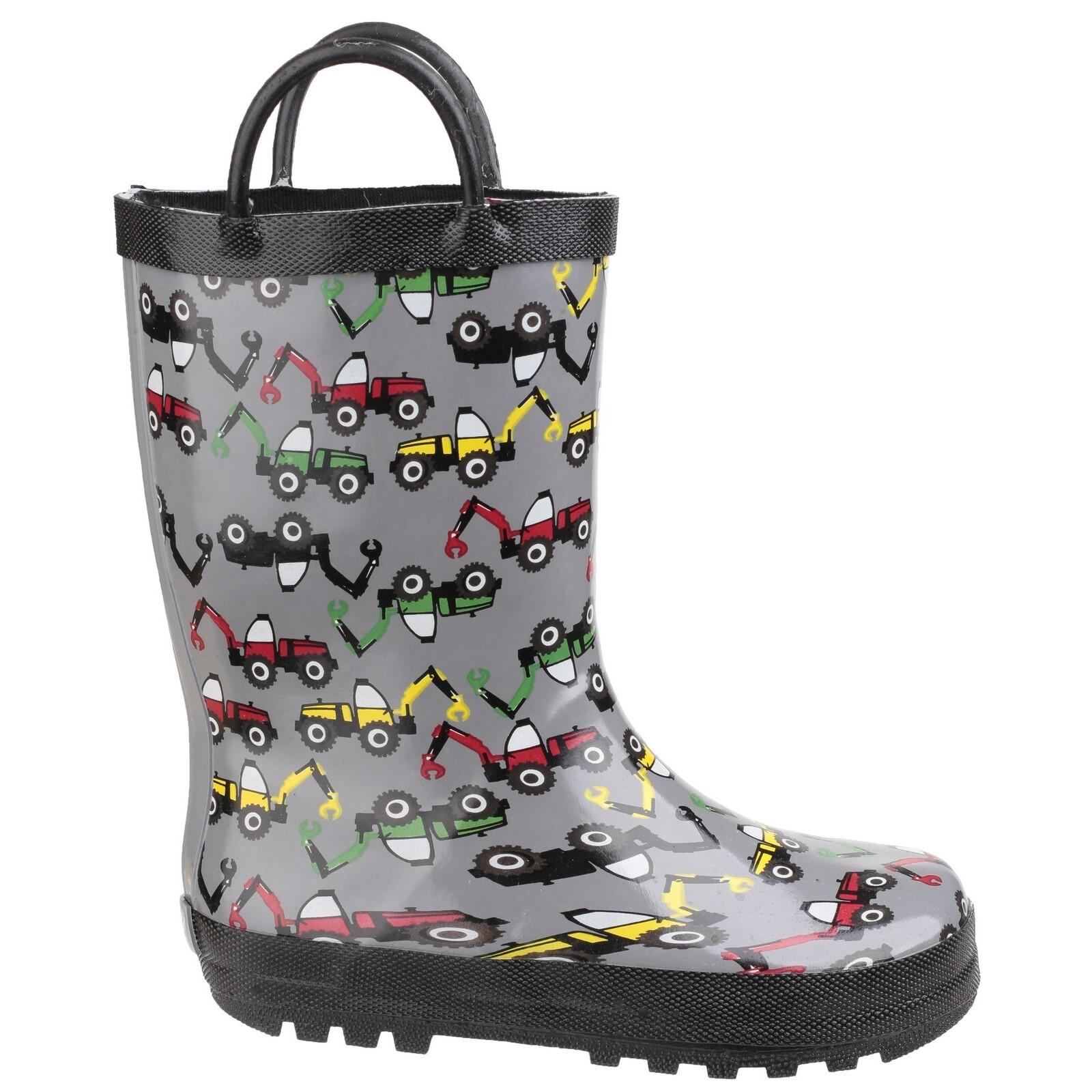 Puddle Childrens Wellingtons Dark grey 1/5