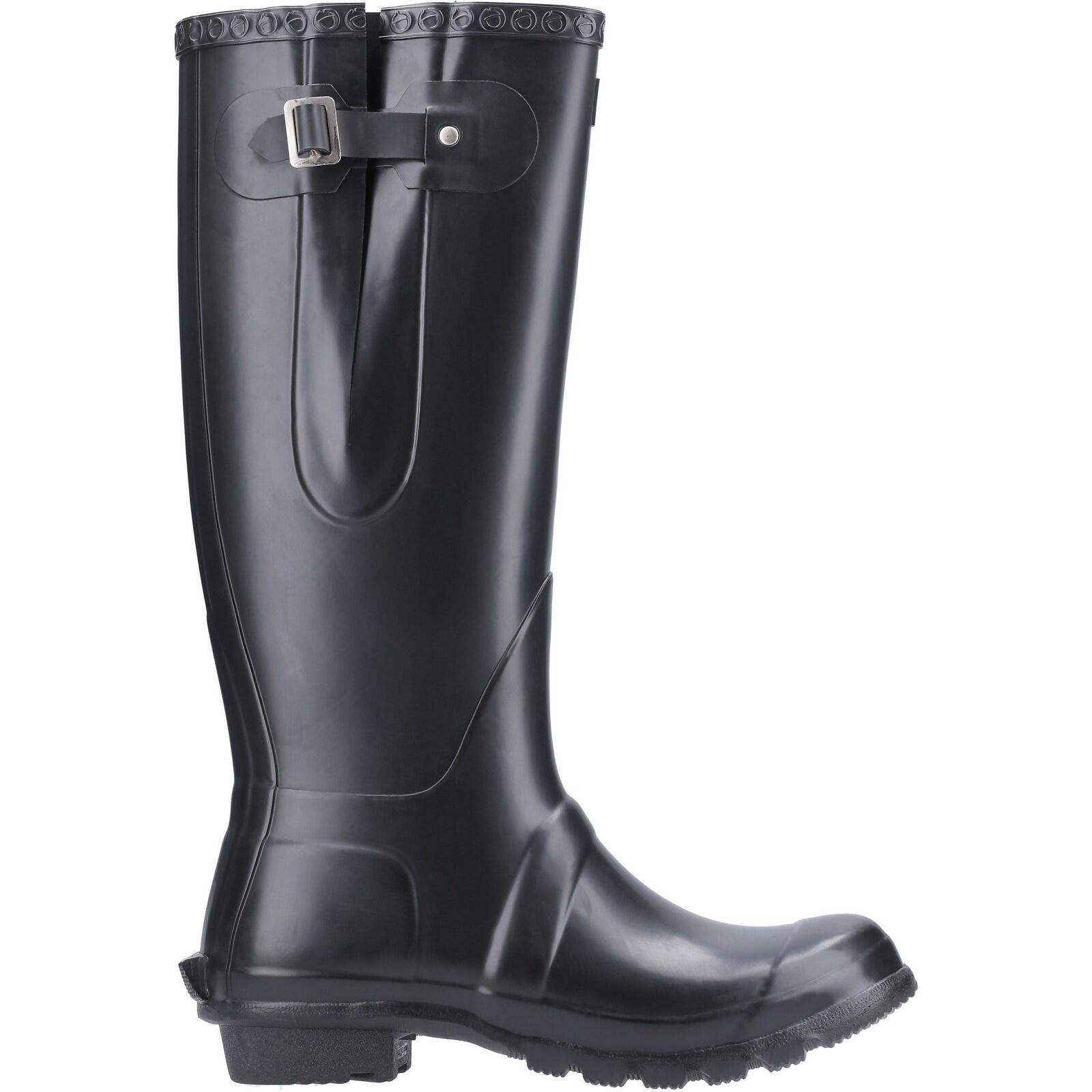 Plain black wellies discount