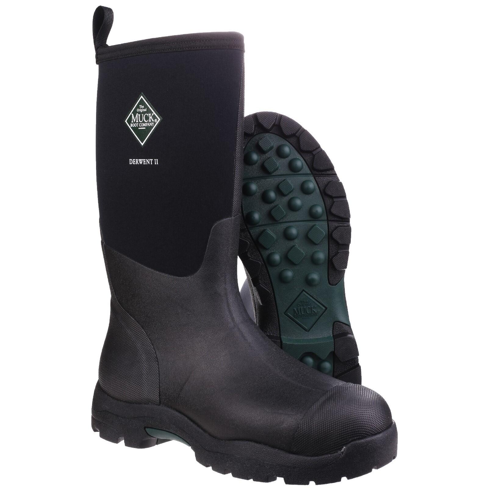 Derwent II Textile/Weather Wellingtons BLACK 4/4