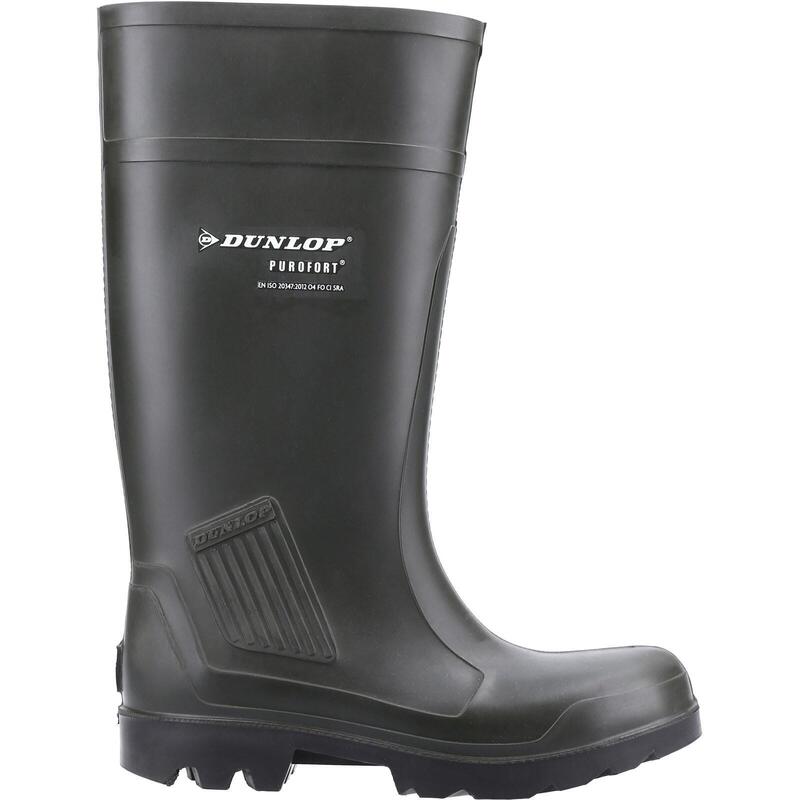 Botas de agua Impermeables Dunlop Purofort Professional Full Safety Verde