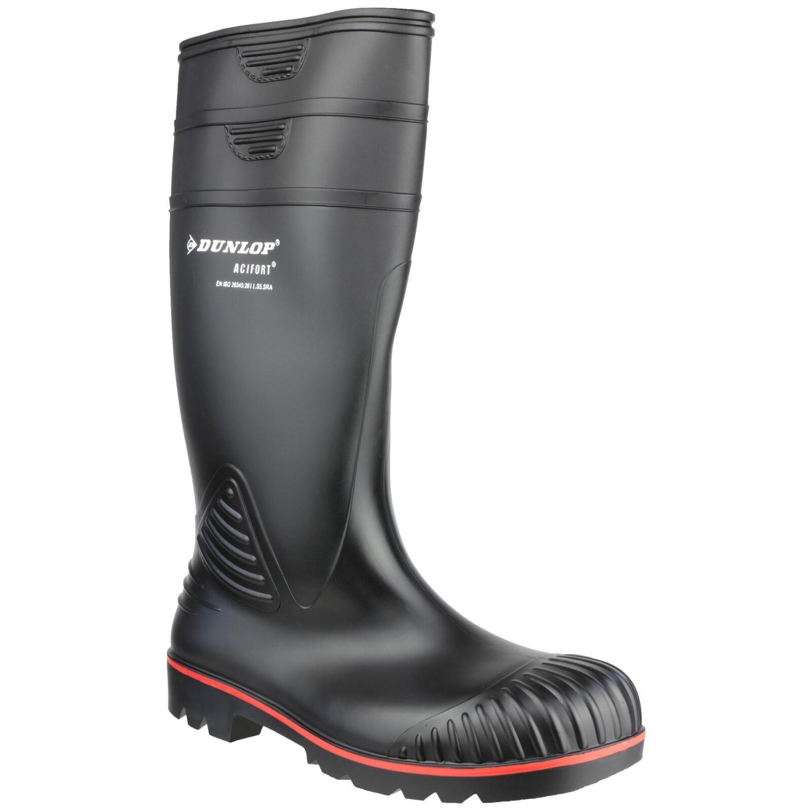 Acifort Safety Wellingtons BLACK 2/5