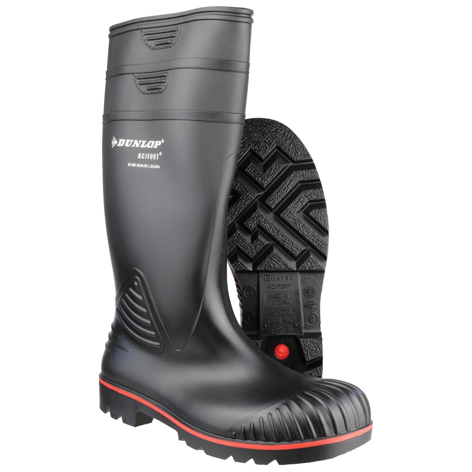 Acifort Safety Wellingtons BLACK 4/5