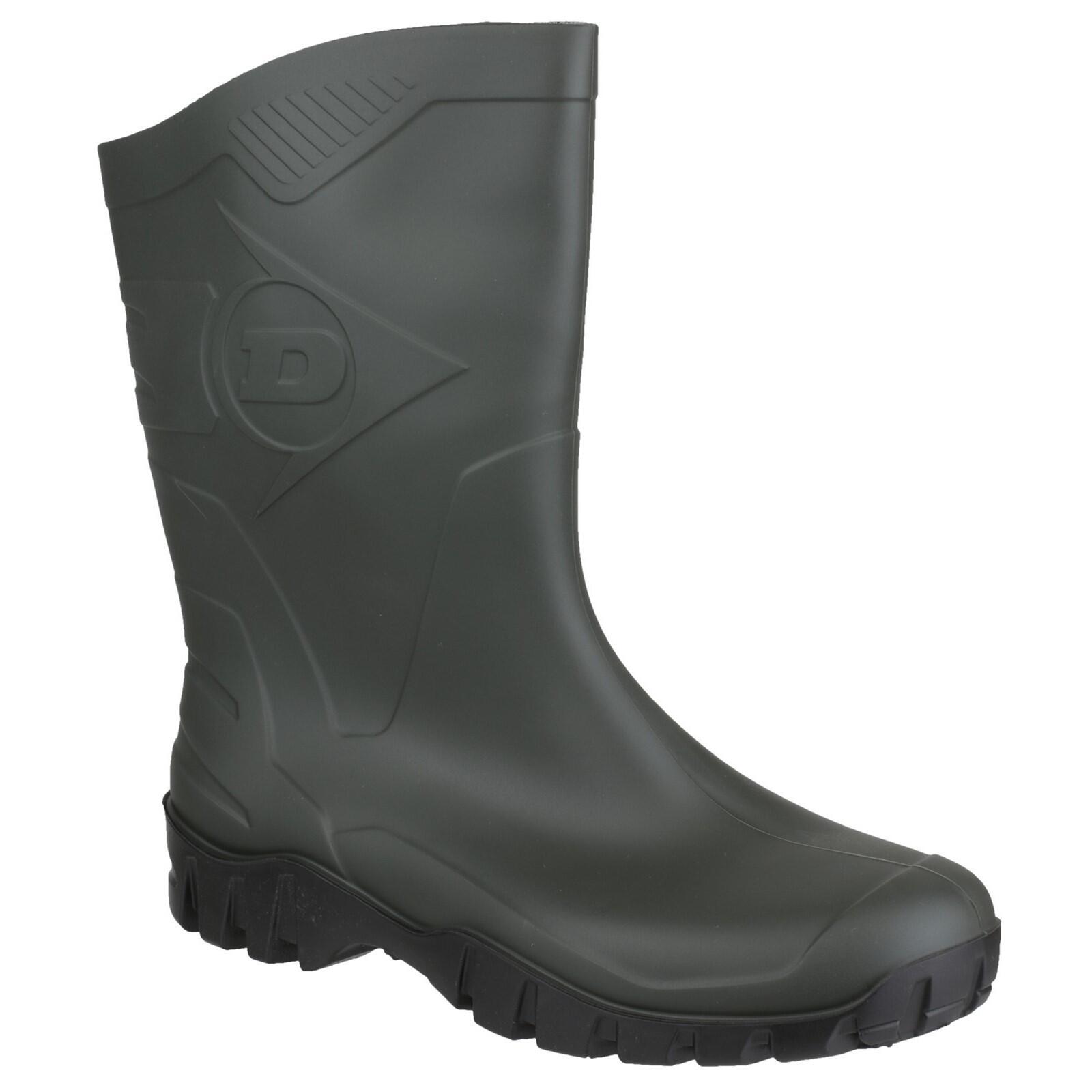 Dee Plain Rubber Wellingtons GREEN 2/5