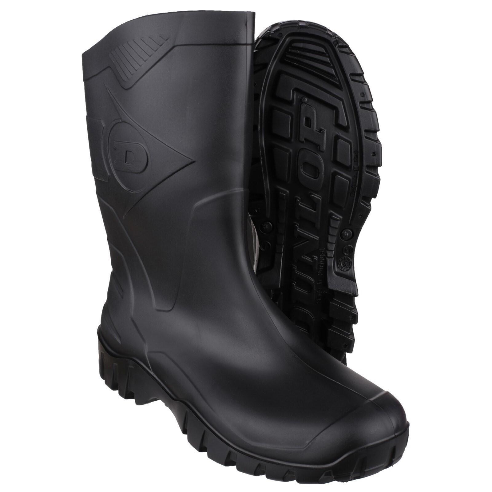 Dee Plain Rubber Wellingtons BLACK 4/5