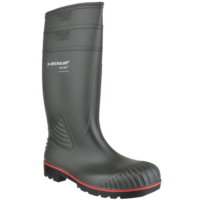 Botas de agua Impermeables Dunlop Acifort Heavy Duty Full Safety Verde