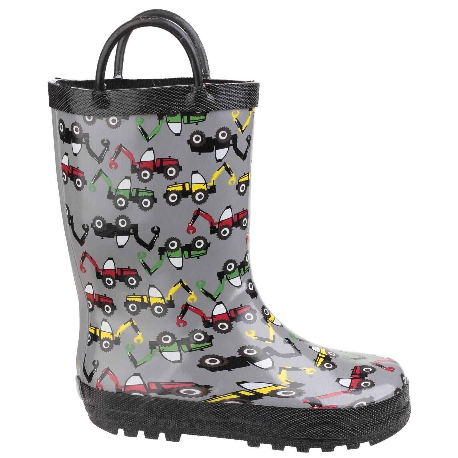 COTSWOLD Puddle Childrens Wellingtons Dark grey