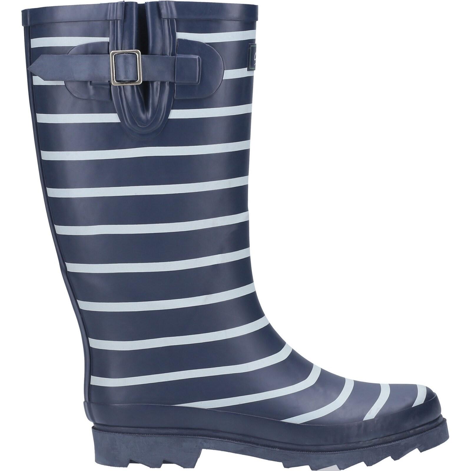 COTSWOLD Sailor Patterned Wellingtons Navy blue