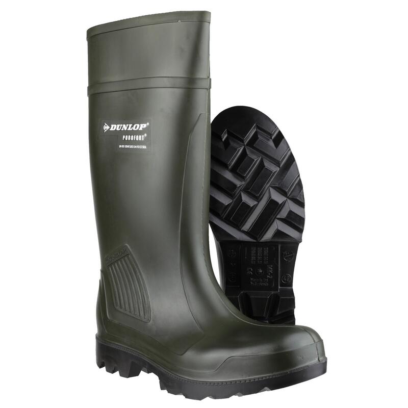 Botas de agua Impermeables Dunlop Purofort Professional Verde