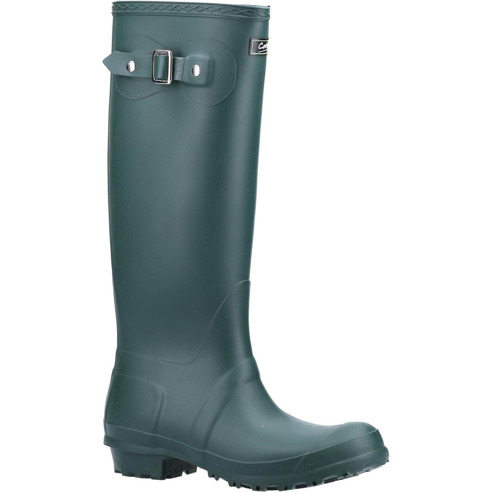 Sandringham Plain PVC Wellingtons GREEN 2/5