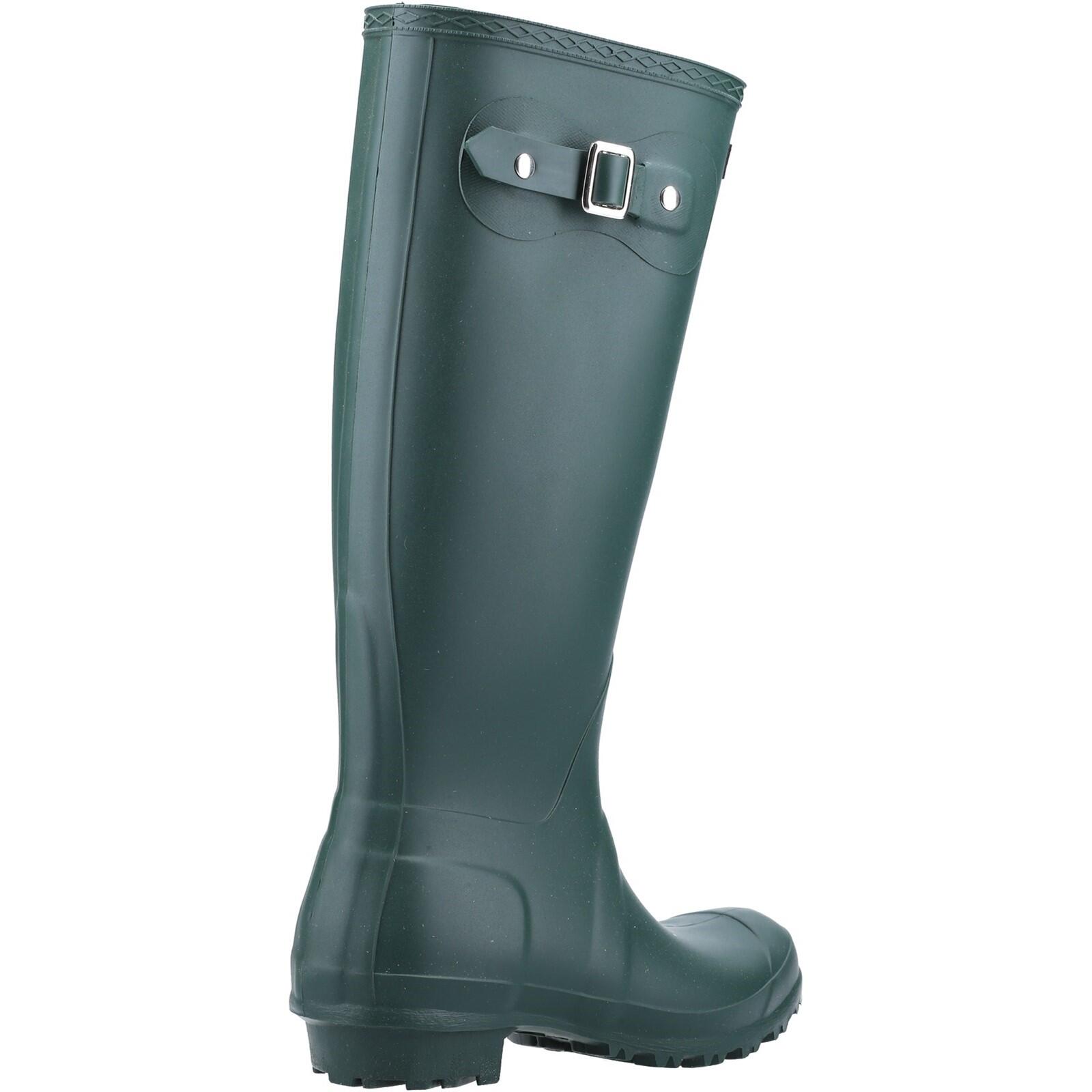 Sandringham Plain PVC Wellingtons GREEN 3/5