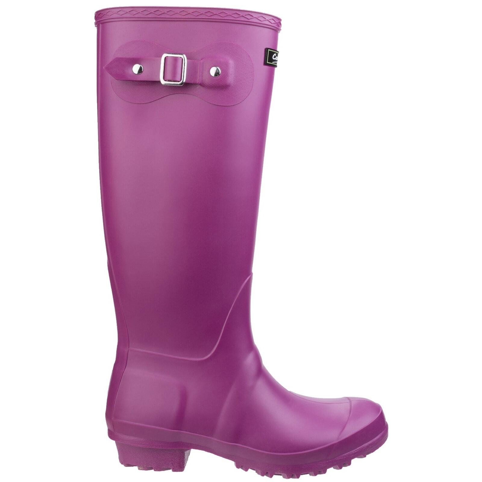 Sandringham Plain PVC Wellingtons Dark lilac 1/4