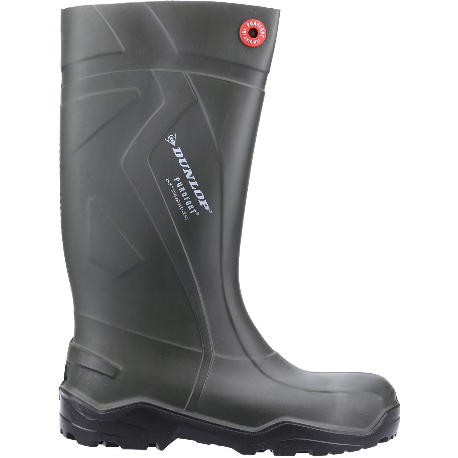 DUNLOP Galocha Impermeável Dunlop Purofort + Full Safety Verde