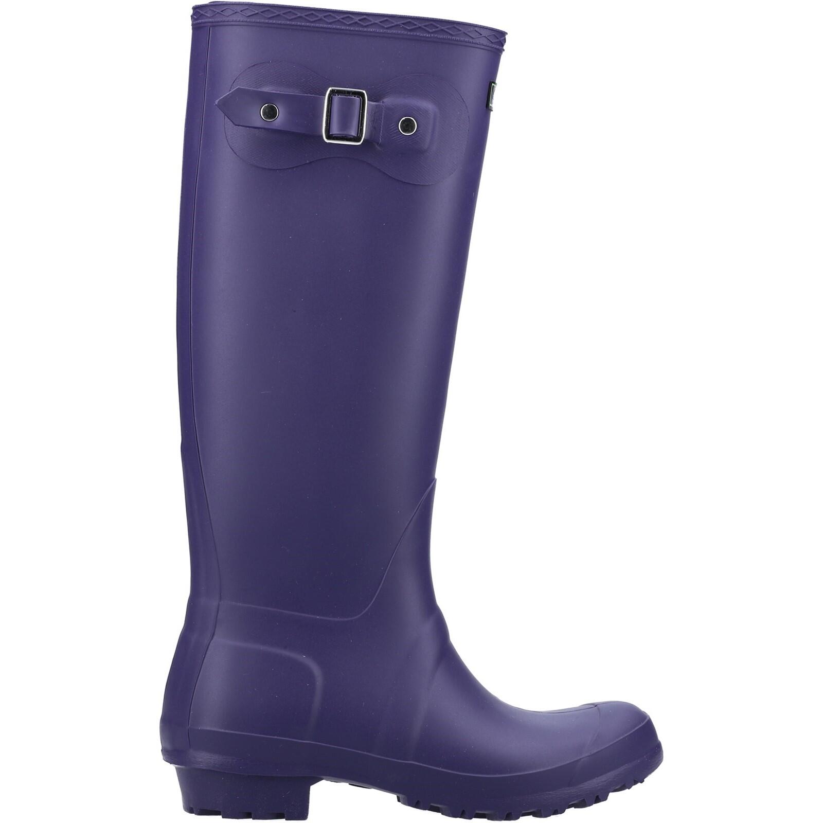 COTSWOLD Sandringham Plain PVC Wellingtons Purple