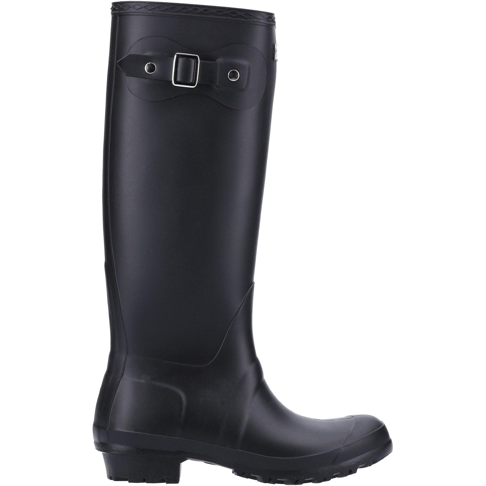 Sandringham Plain PVC Wellingtons BLACK 1/5