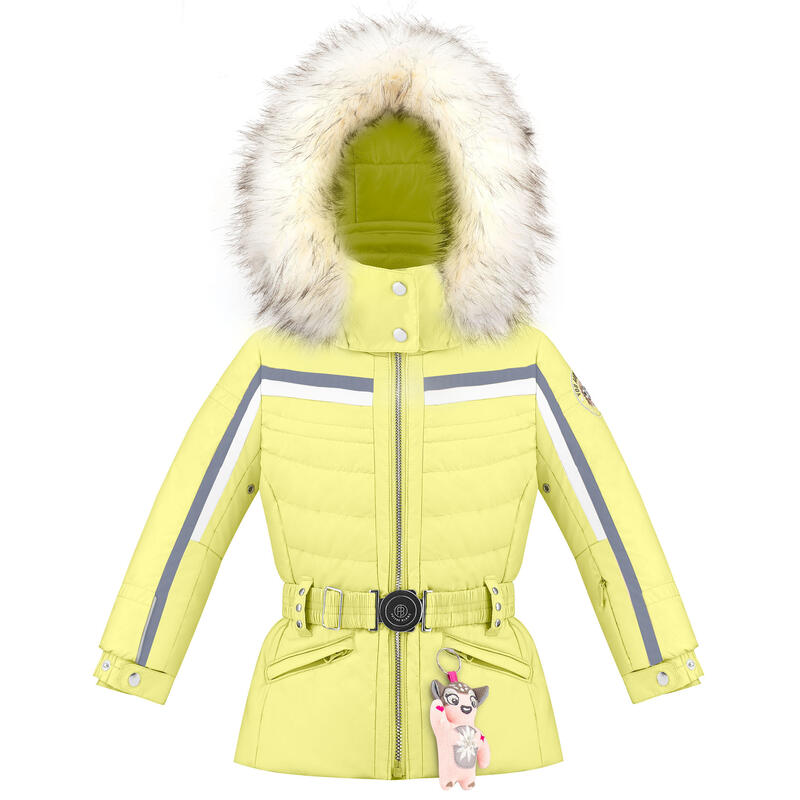 Chaqueta de esquí para niña White Pepper 1002 Aurora Yellow