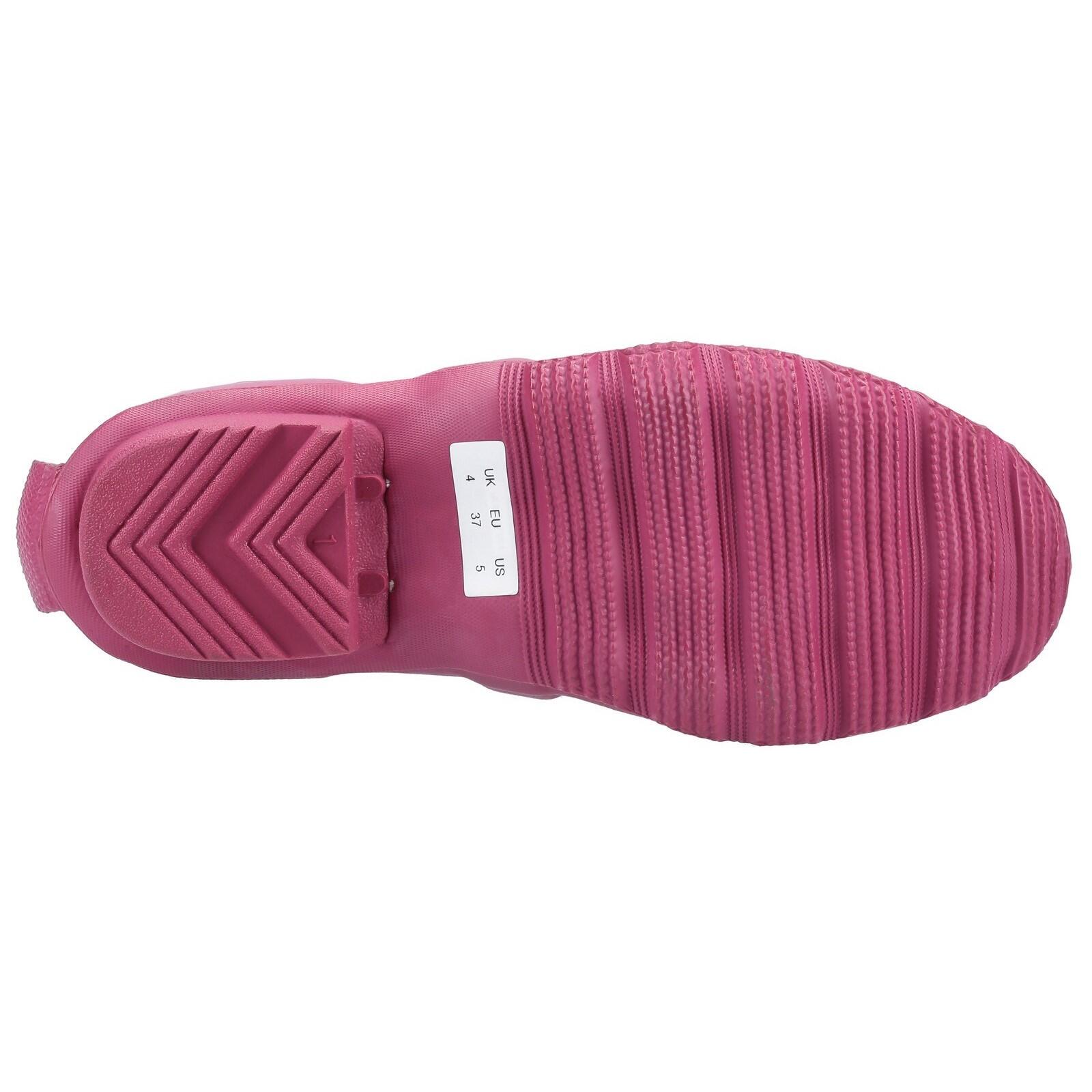 Windsor Welly Plain Rubber Wellingtons PINK 4/4