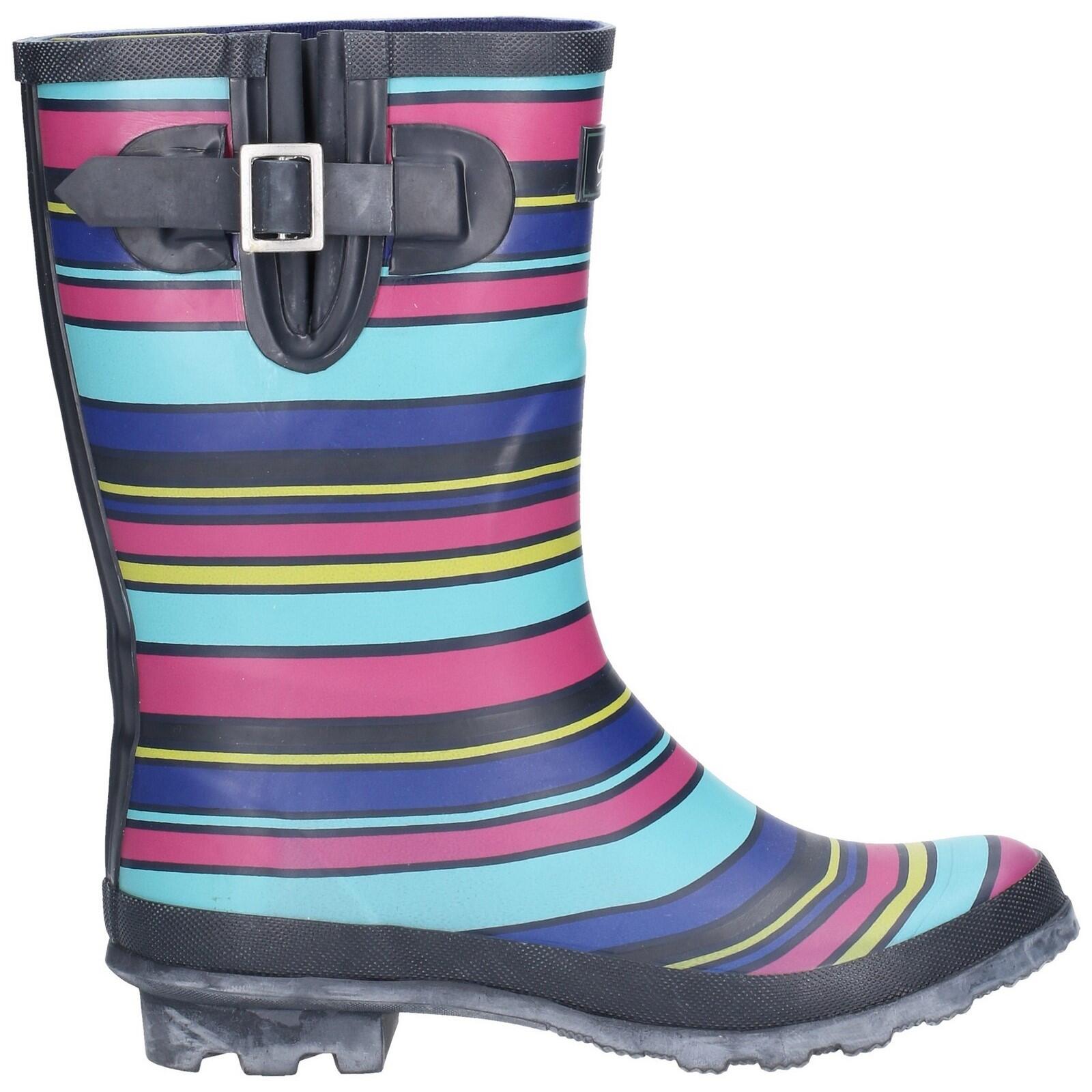 Paxford Patterned Wellingtons MULTI-COLOUR 1/4