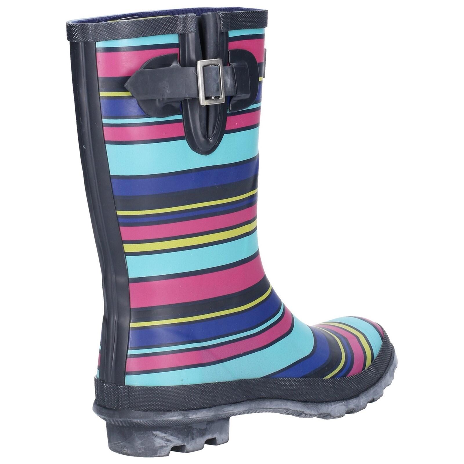 Paxford Patterned Wellingtons MULTI-COLOUR 3/4