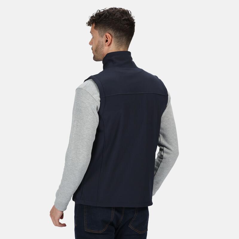 Férfi Flux Softshell Bodywarmer / Ujjatlan kabát Vízlepergető és szélálló kabát