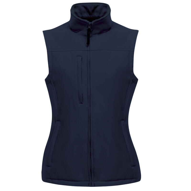 Womens/Ladies Flux Softshell Bodywarmer / Sleeveless Jacket (Water Repellent &