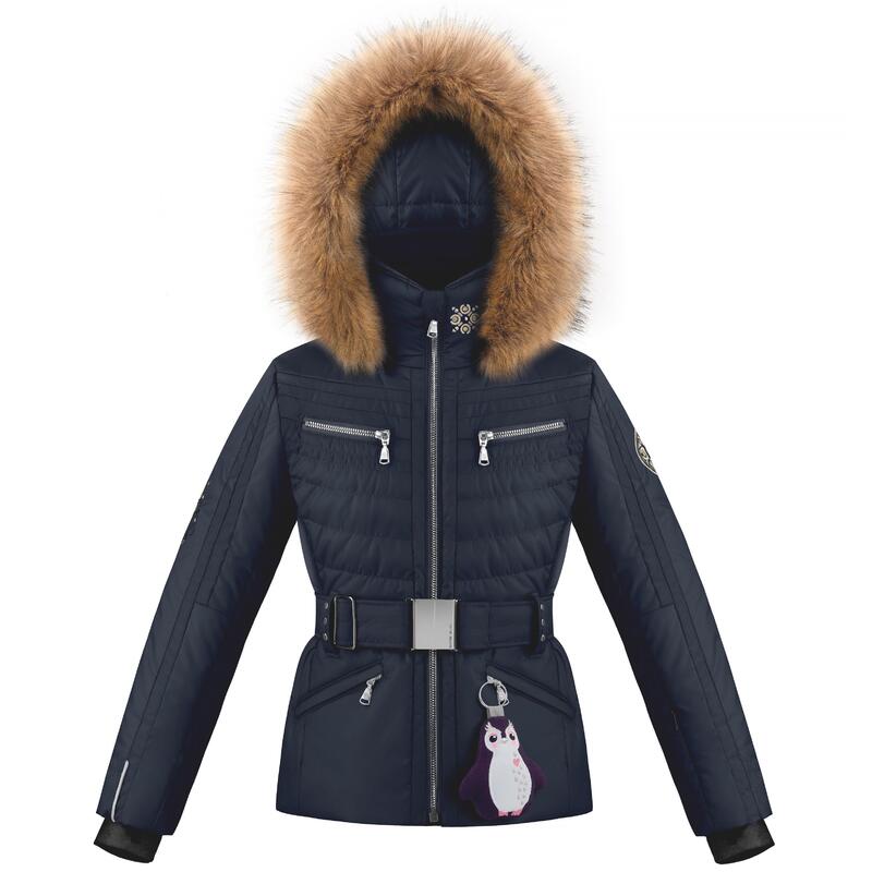 Veste De Ski Look Sportif Poivre Blanc 1002 Fancy Gothic Blue Fille