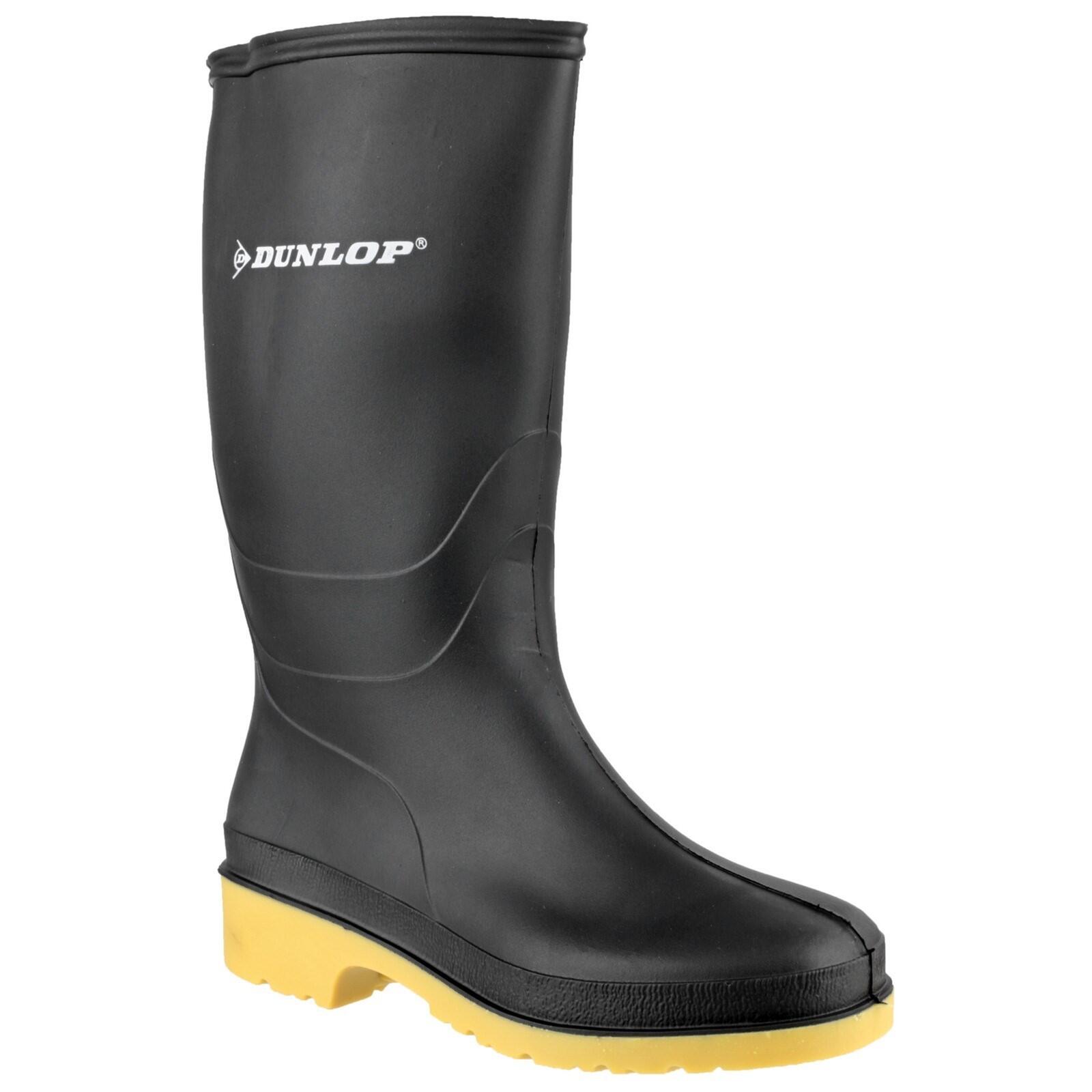 Dulls Plain PVC Wellingtons BLACK 2/5