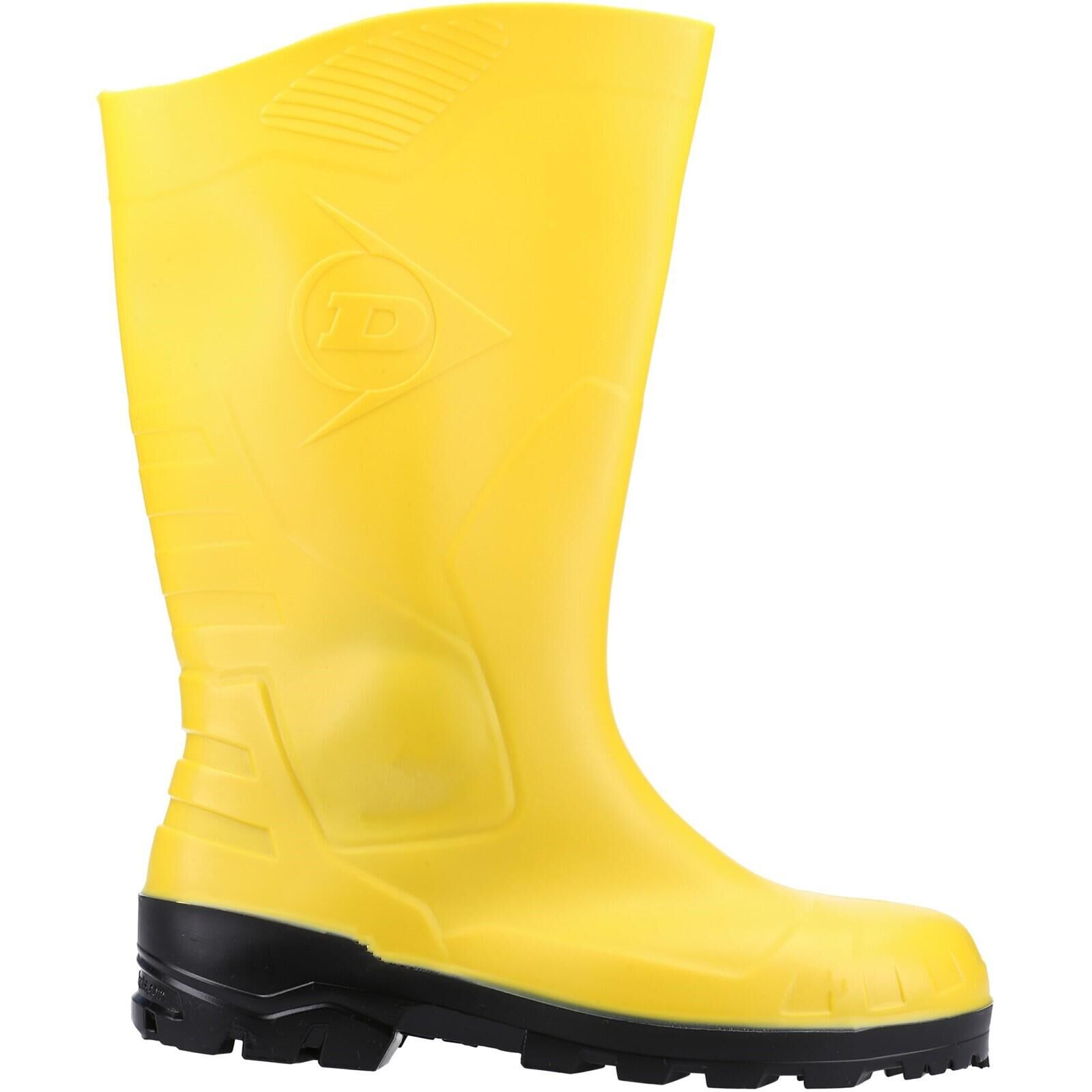 DUNLOP Devon Safety Wellingtons YELLOW