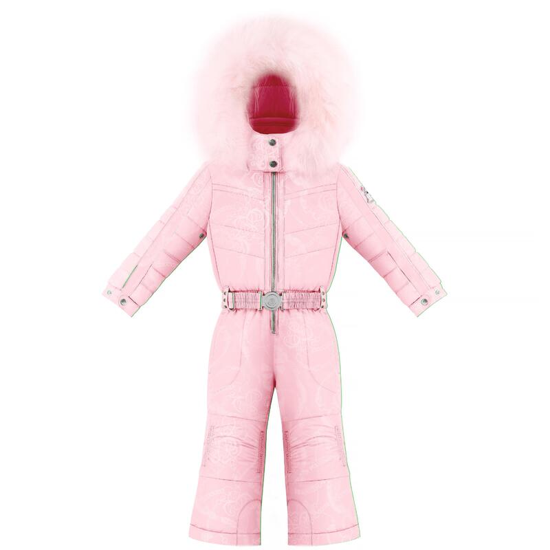 Combinaison De Ski A Motif Poivre Blanc 1030 Embo Angel Pink Fille