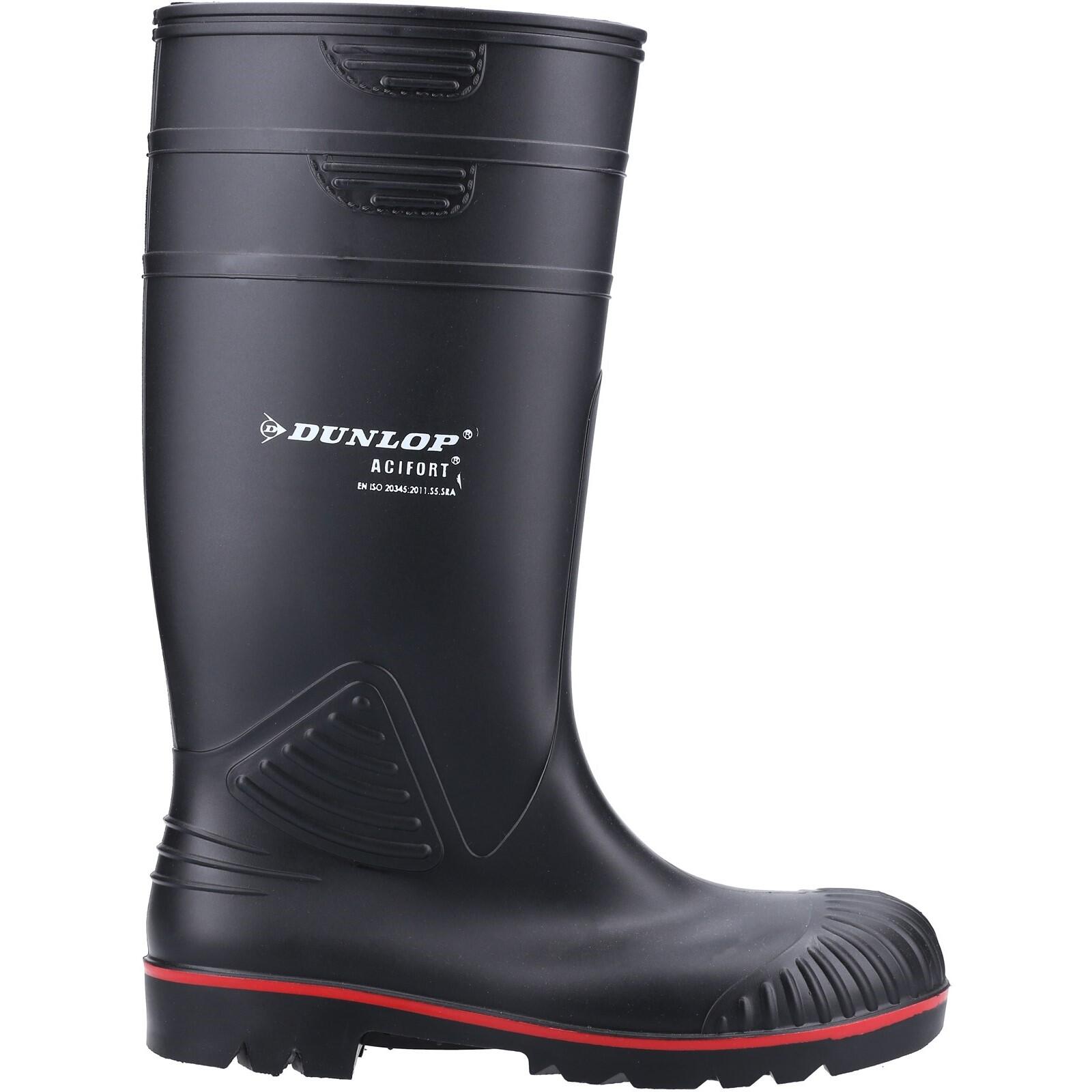 Acifort Safety Wellingtons BLACK 1/5