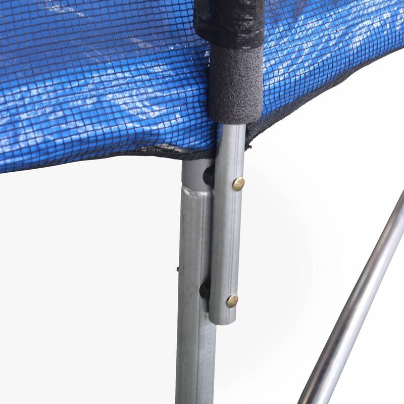 Trampoline 430cm - Vénus bleu avec son filet de protection - Trampoline de