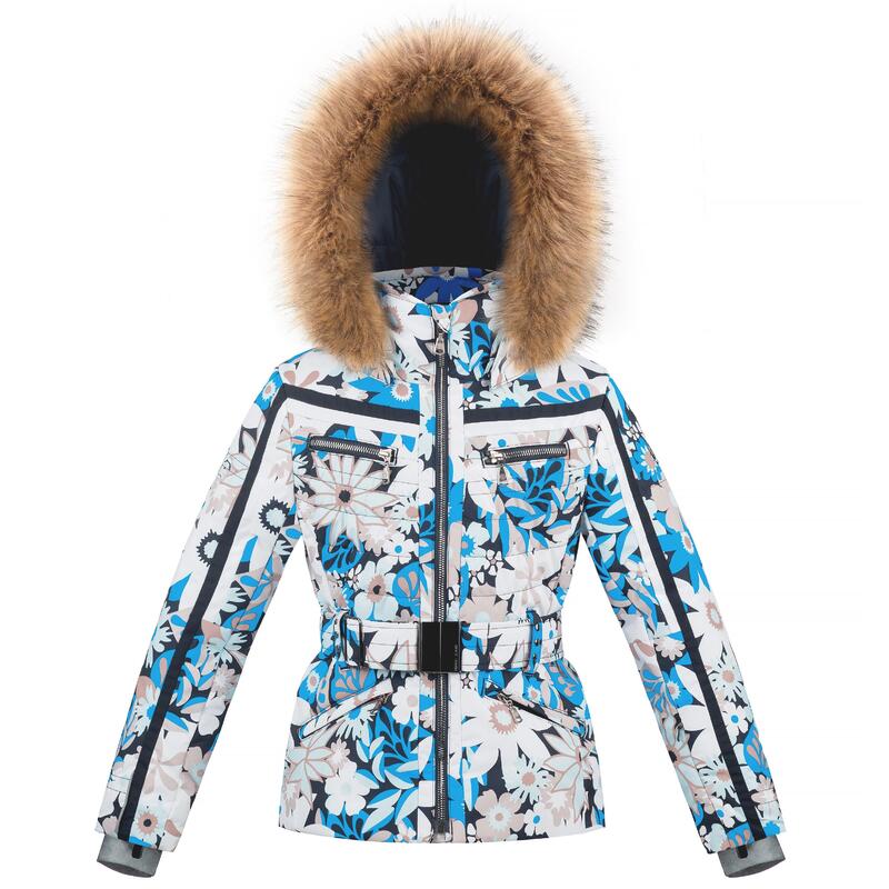 Chaqueta de esquí Look Sportif Pepper White 1002 Grove Blue Niña