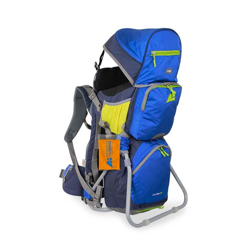 Mochila de TREKKING portabebés hasta 20Kg Marsupio Azul
